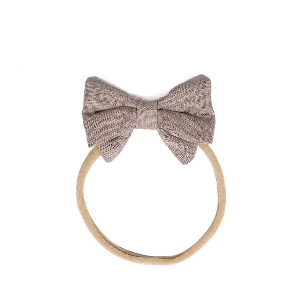 Haarband "Little Bow Taupe" - Little Baby Pocket