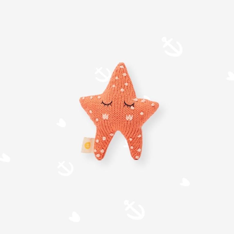 Rassel "Peach the starfish" - Little Baby Pocket