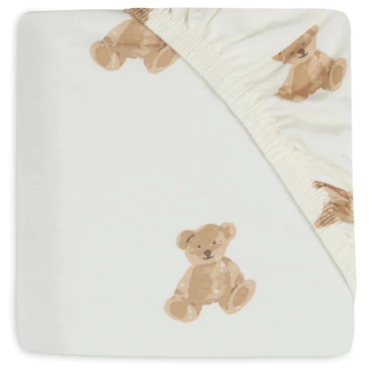 Spannbettlaken Wiege 40/50x80/90cm - Teddy Bear - Little Baby Pocket