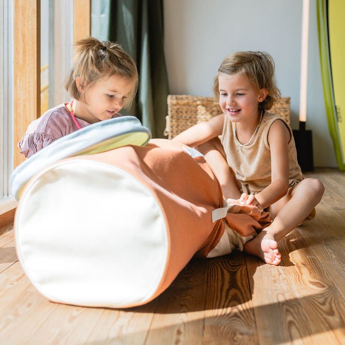 2-in-1 Spielmatte und Aufbewahrungskorb Zoo - Little Baby Pocket