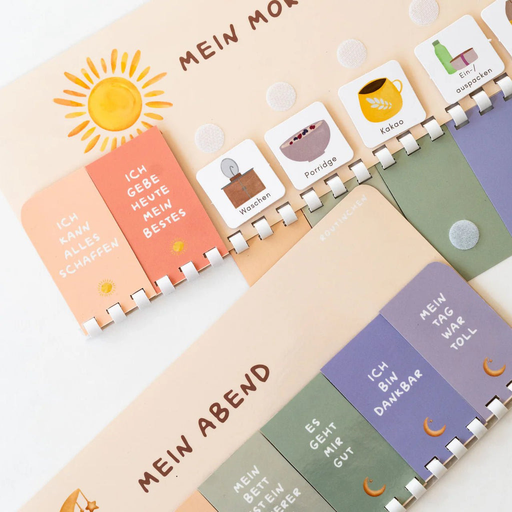 3 Routineplaner inkl. Symbole Bunt - Little Baby Pocket