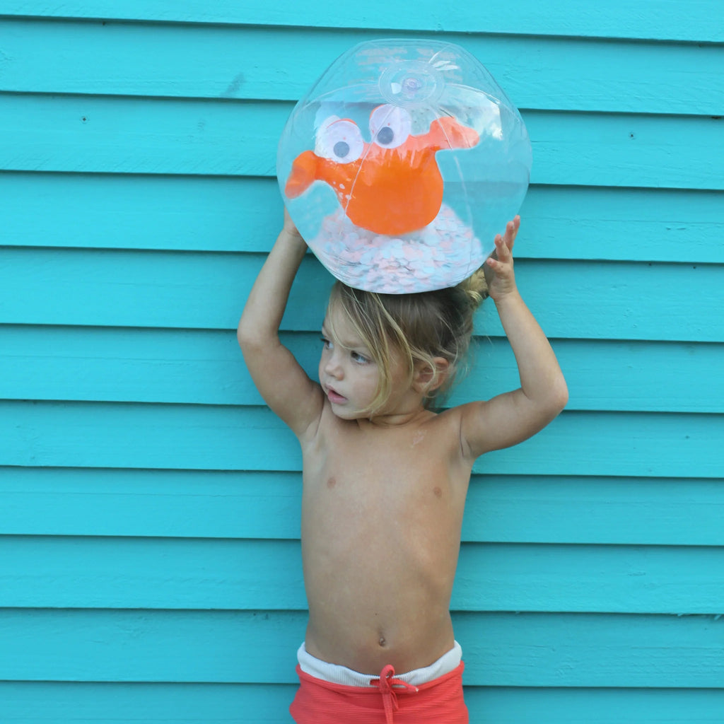 3D Wasserball Sonny das Meerestier Neon Orange - Little Baby Pocket