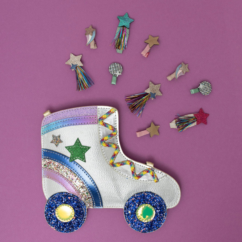 4er Set Haarspangen Rollerskate - Little Baby Pocket