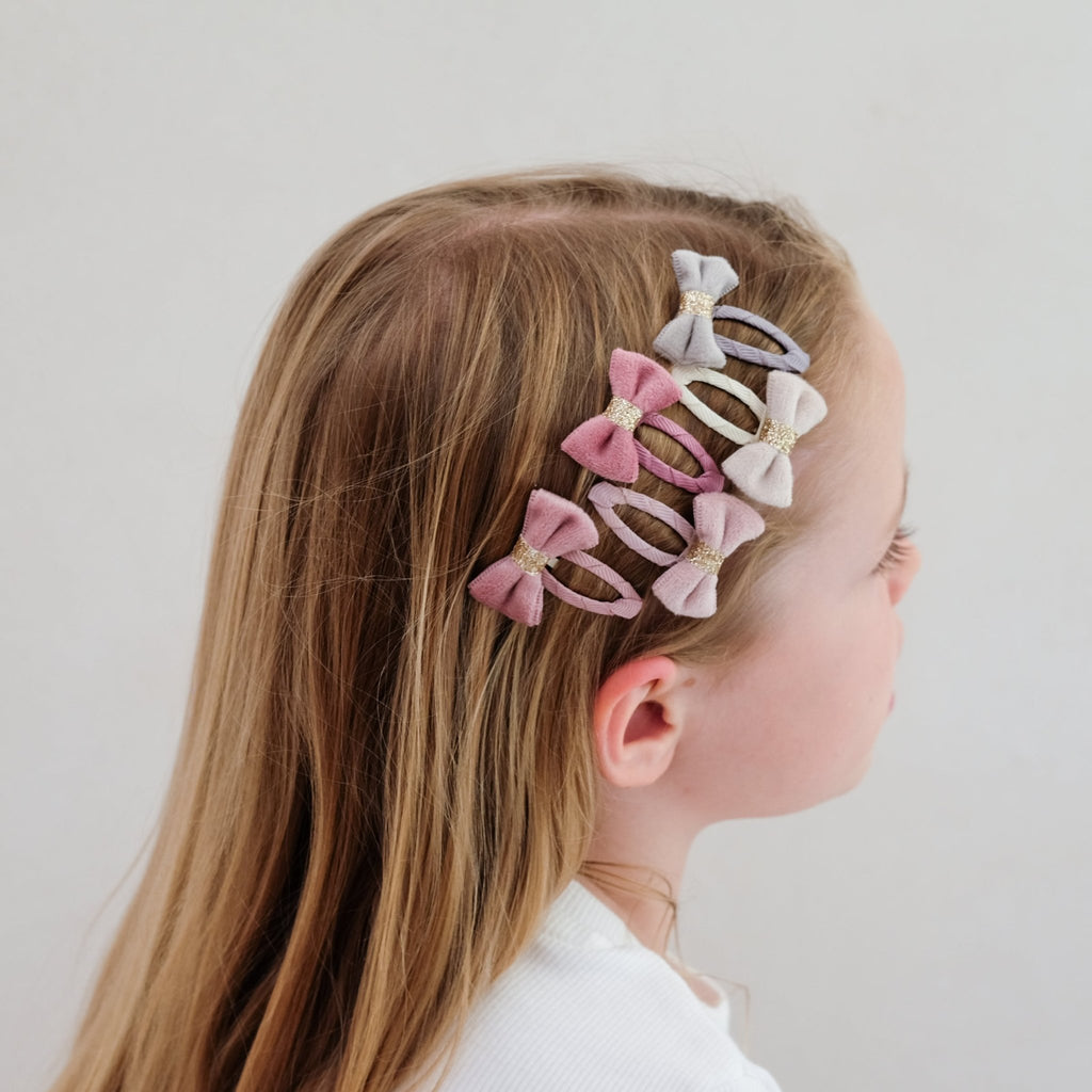 4er Set Haarspangen Tinkerbell Velvet - Little Baby Pocket