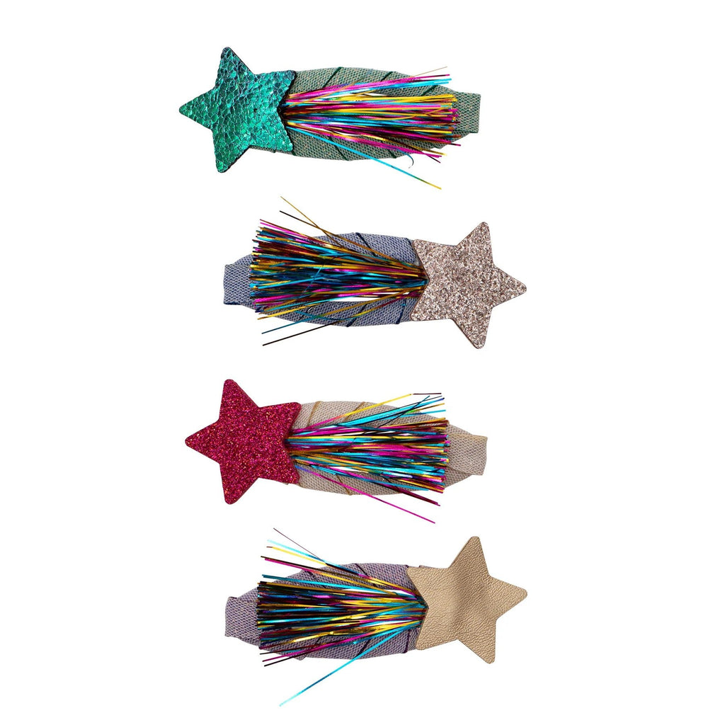 4er Set Haarspangen Tinsel Star - Little Baby Pocket