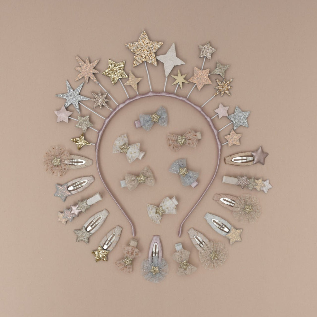 5er Set Haarspangen Celeste Unicorn - Little Baby Pocket