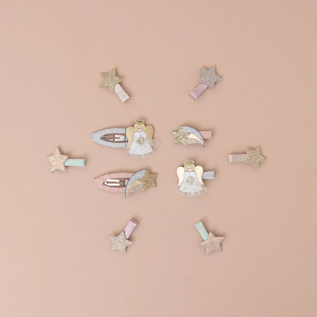 8er Set Haarspangen Angel - Little Baby Pocket