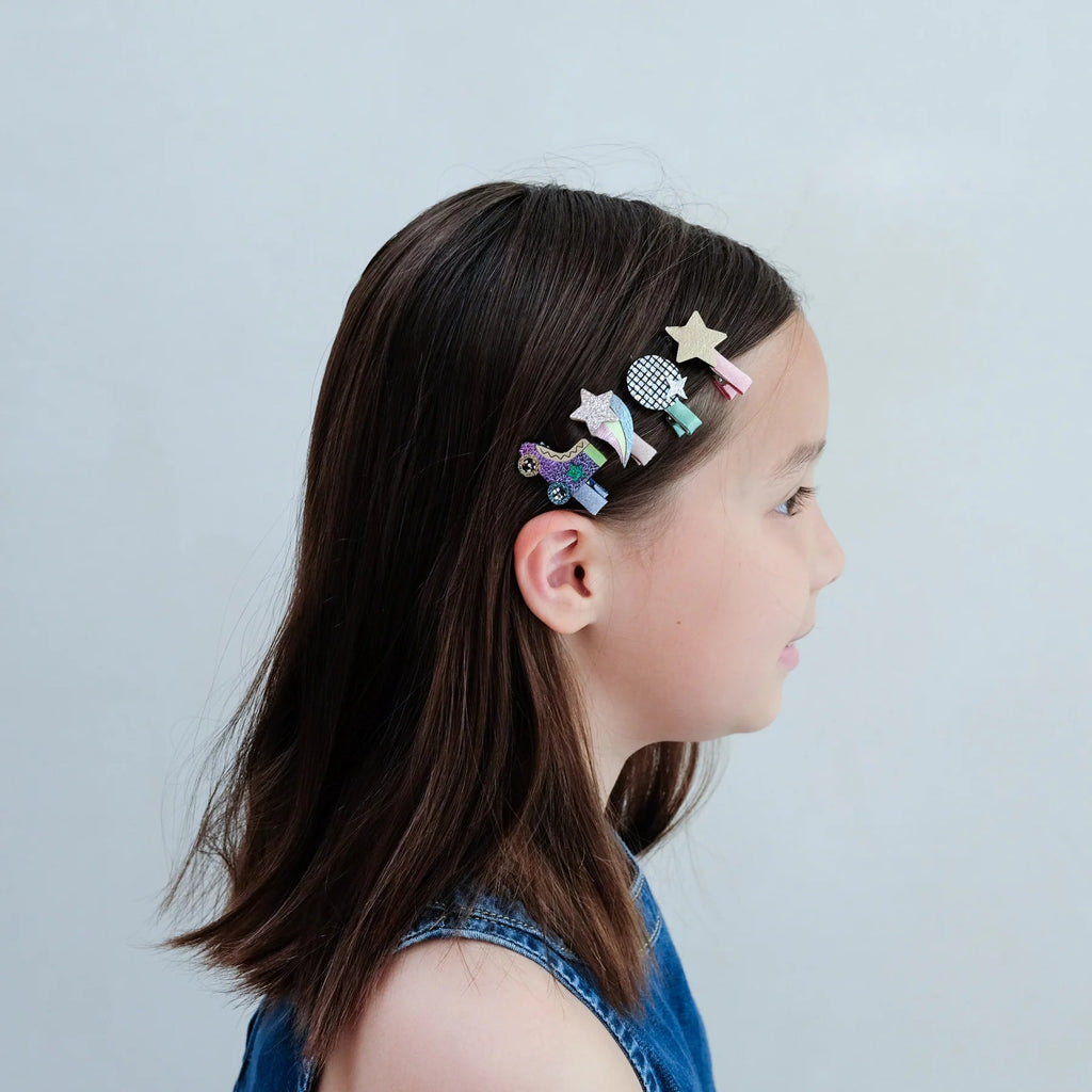 8er Set Haarspangen Disco Diva - Little Baby Pocket