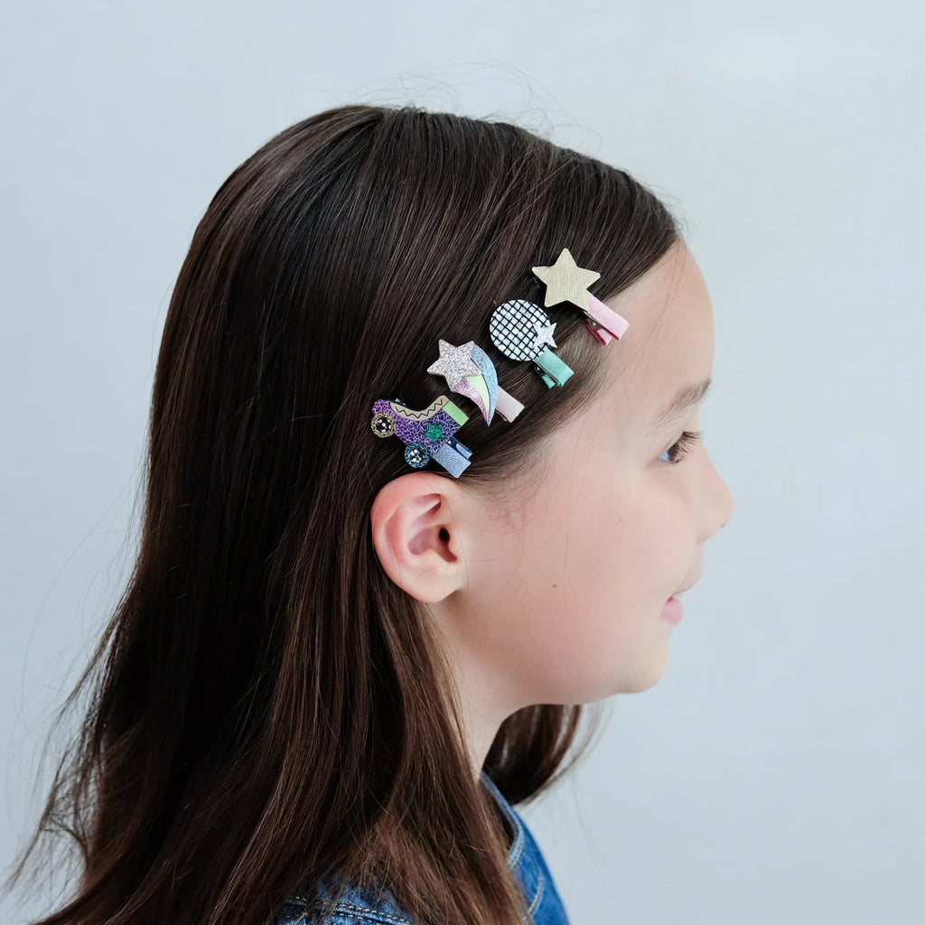 8er Set Haarspangen Disco Diva - Little Baby Pocket