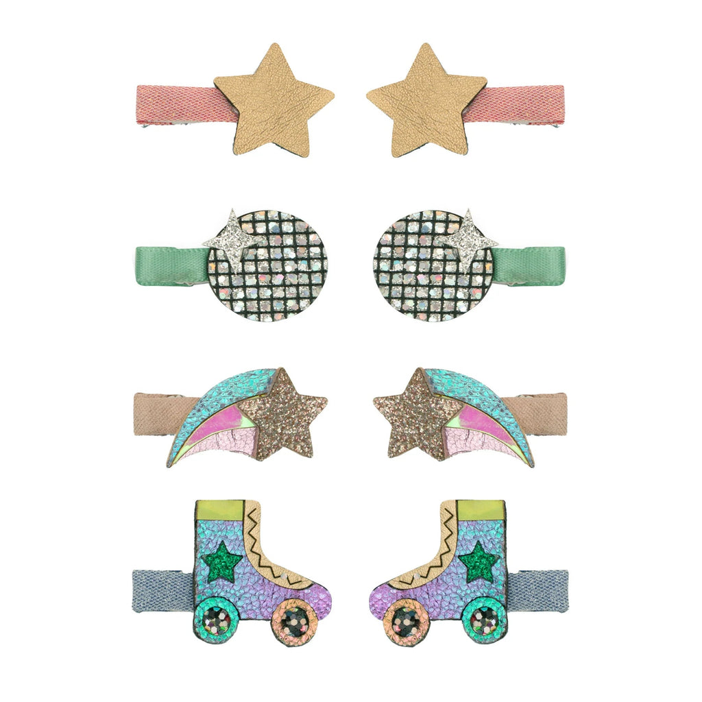 8er Set Haarspangen Disco Diva - Little Baby Pocket