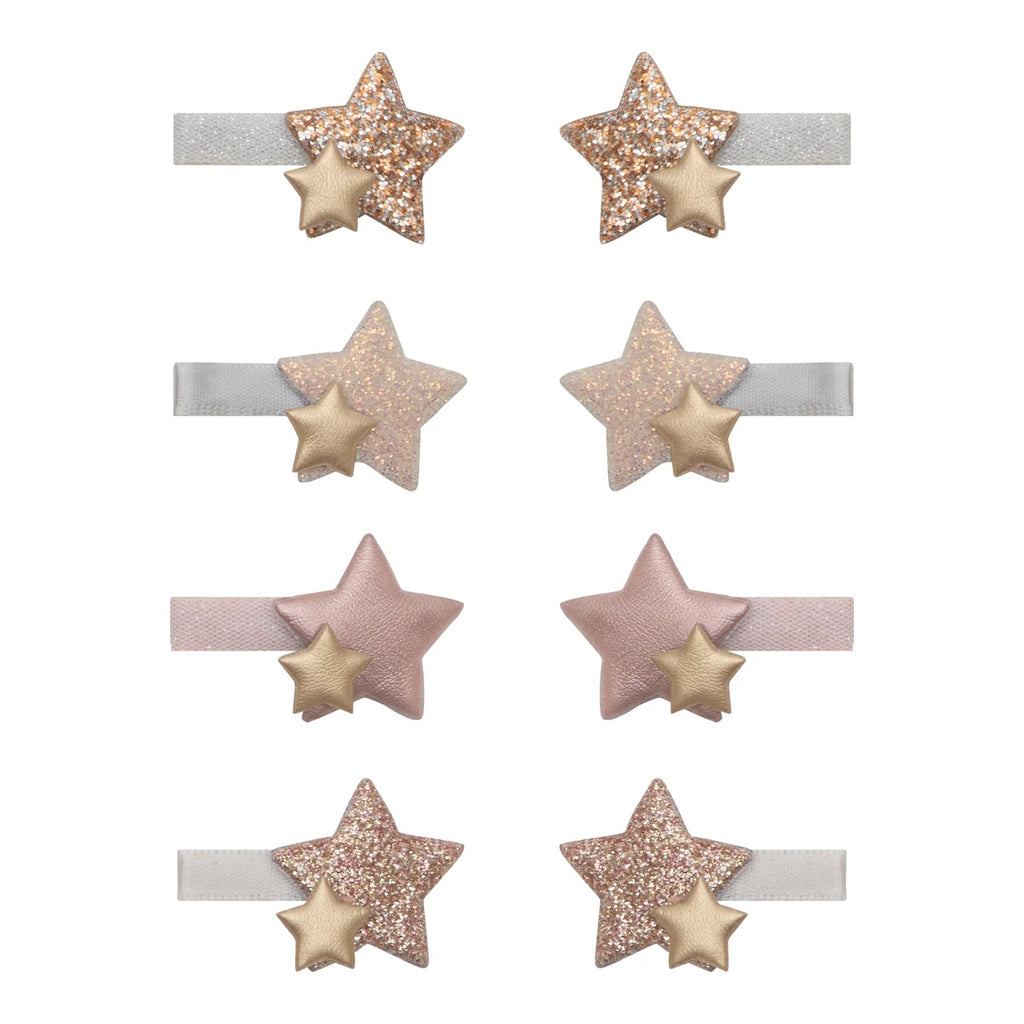 8er Set Haarspangen Sparkle Star - Little Baby Pocket