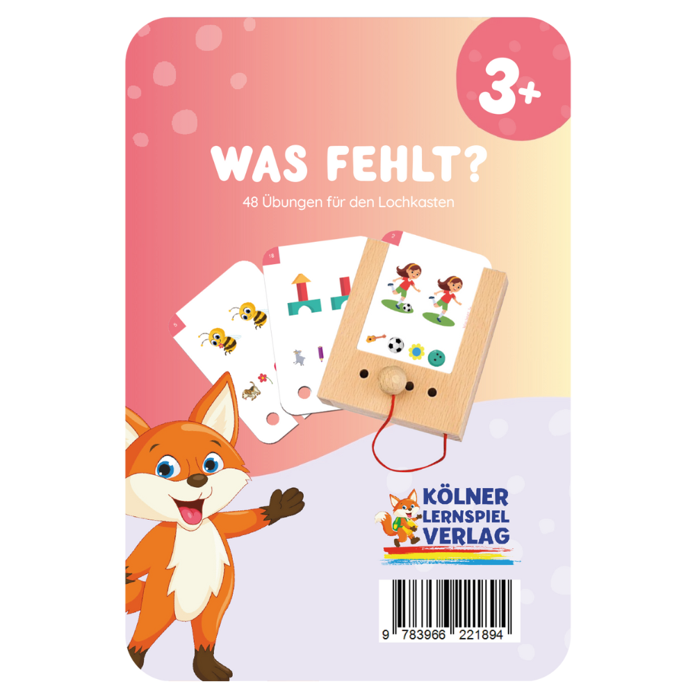 Kölner Lernspielverlag - Was fehlt 3+ - Little Baby Pocket
