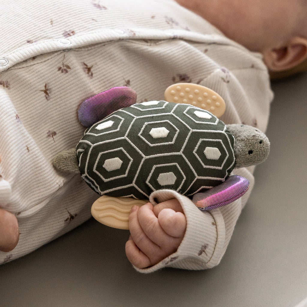 Sebra - Aktivitätsrassel mit Spiegel, Turbo die Schildkröte