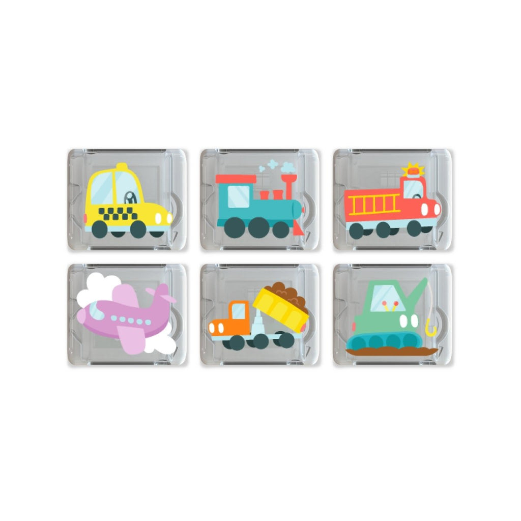 Awesome Autos Cubes - Sensorische leuchtende Würfel - Little Baby Pocket