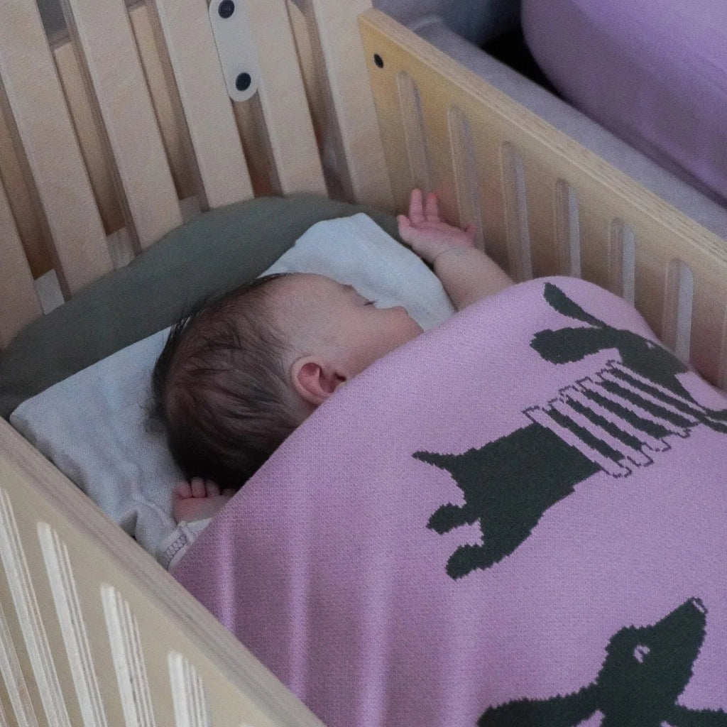 Endless Hugs - Babydecke "Happy Puppy" Pink