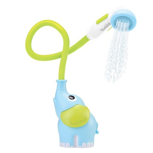 Yookidoo - Babydusche Elefant in Blau mit Grün
