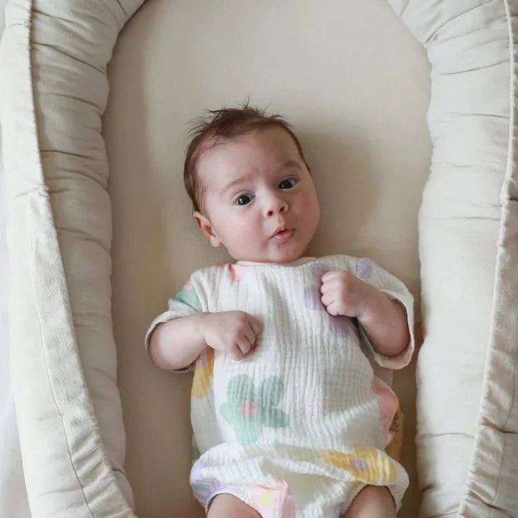 Babynest "Leinen - Light Beige" - Little Baby Pocket