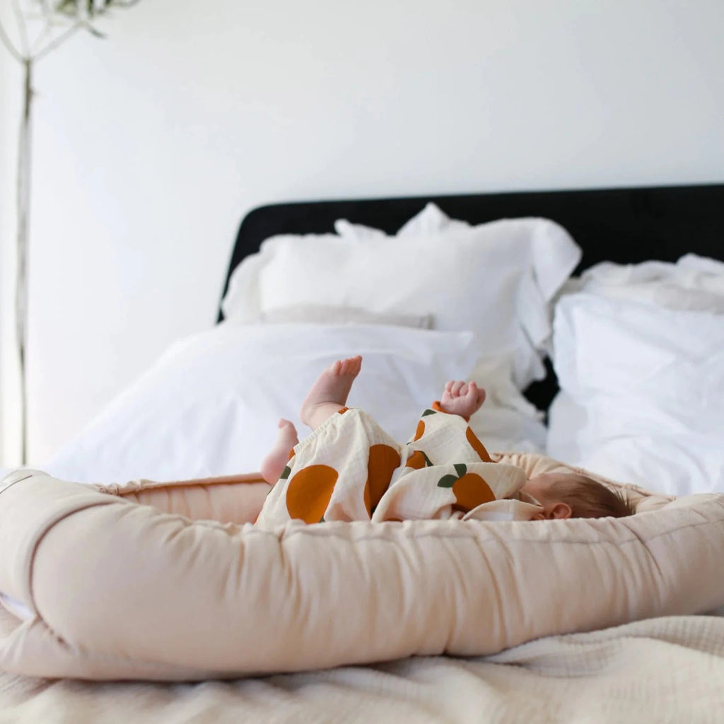 Babynest "Leinen - Light Beige" - Little Baby Pocket