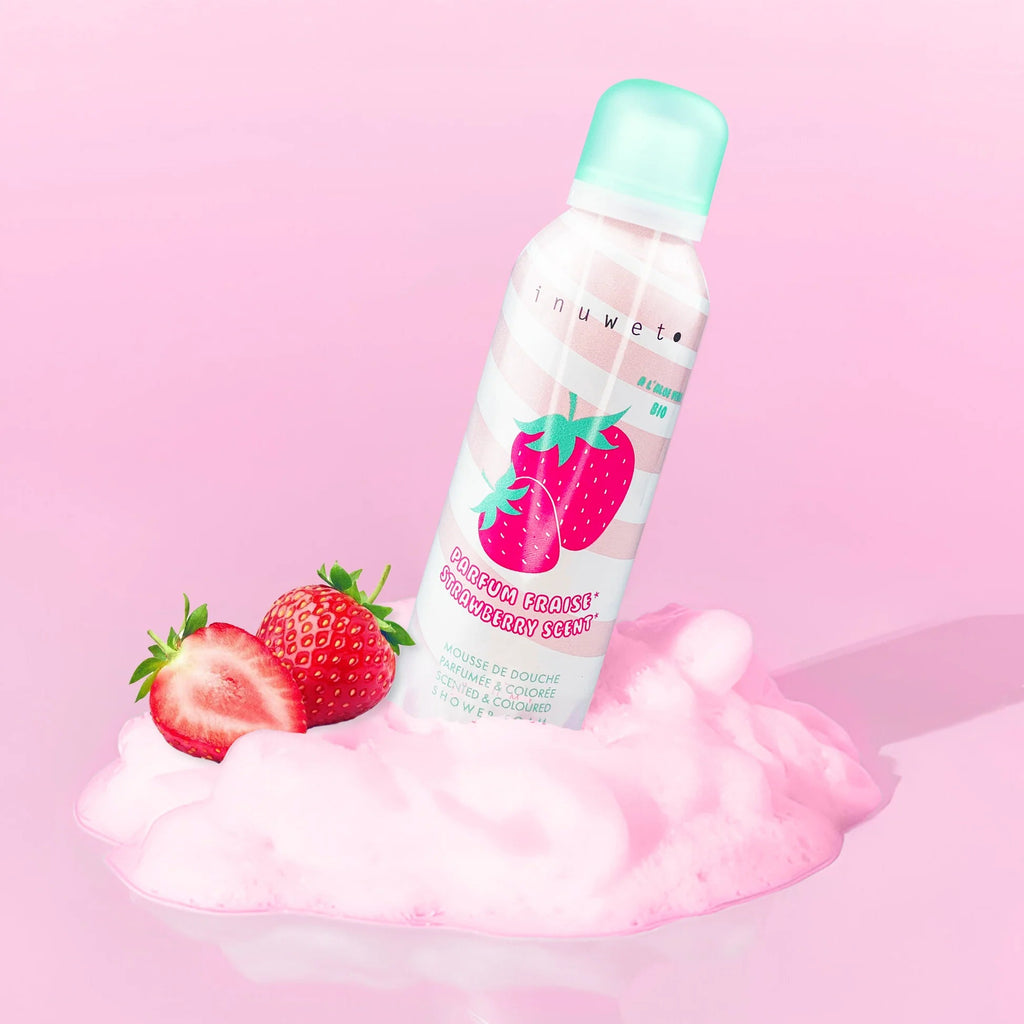 Inuwet - Bad & Dusche Geschenkset "Sweet Pink Strawberry"
