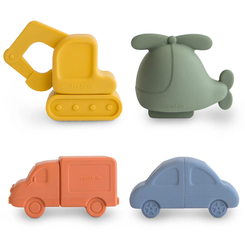 Badespielzeug "Vehicles" 4er Pack - Little Baby Pocket