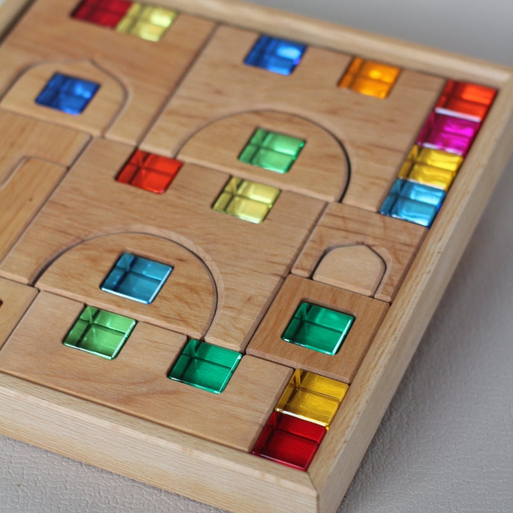 Bauspiel Lichtbauschloss 34 Teile - Little Baby Pocket