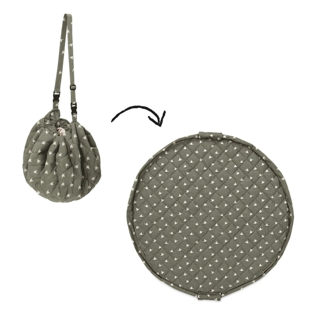Play & Go - Bio Spielmatte/Spielzeugsack "Birds"