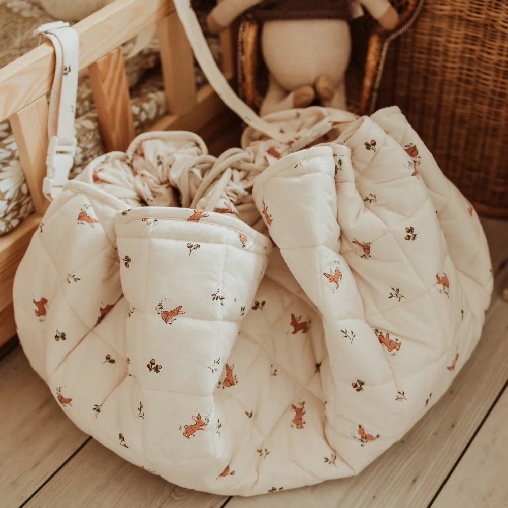 Bio Spielmatte/Spielzeugsack "Rabbit" - Little Baby Pocket