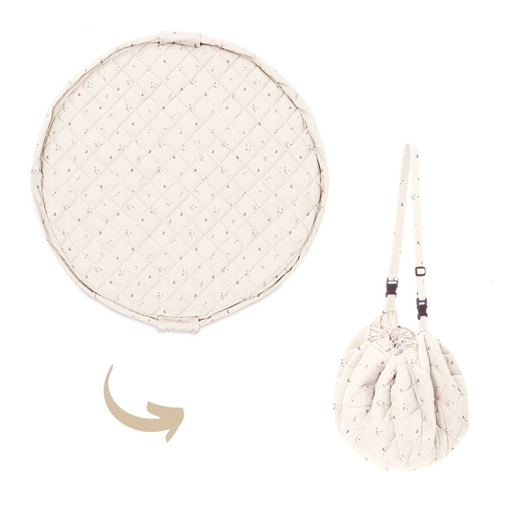 Bio Spielmatte/Spielzeugsack "Soft Organic" Moon - Little Baby Pocket