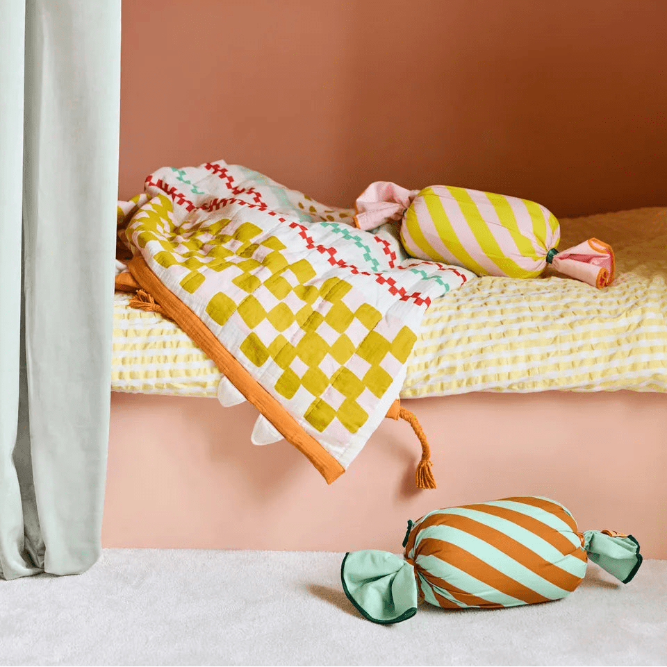 Bonbon Kissen grün Pippi - Little Baby Pocket