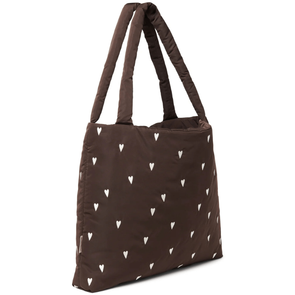 Braun Hearts Puffy Mom - Bag - Little Baby Pocket