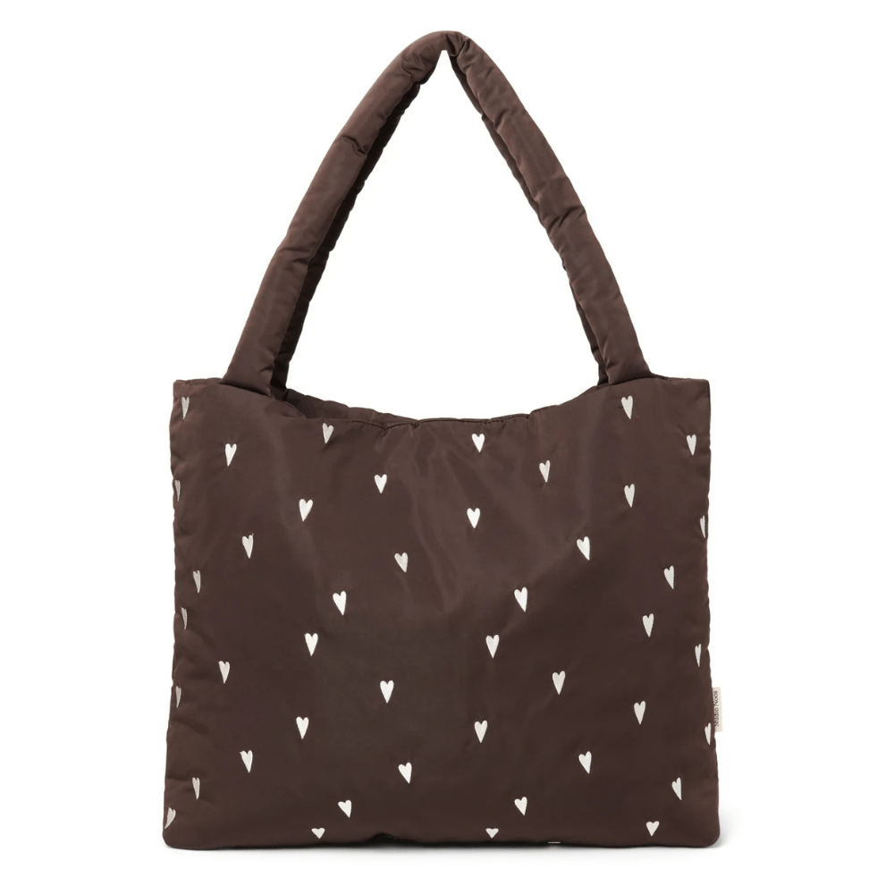 Braun Hearts Puffy Mom - Bag - Little Baby Pocket