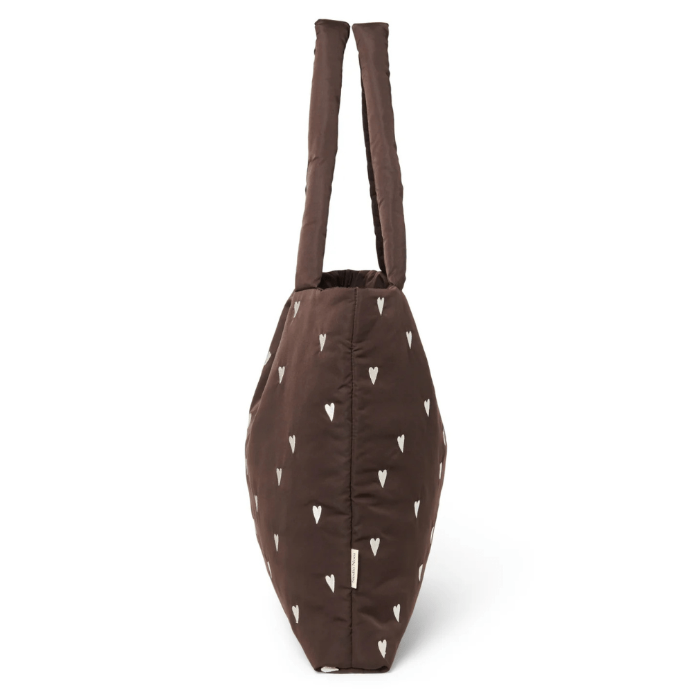 Braun Hearts Puffy Mom - Bag - Little Baby Pocket