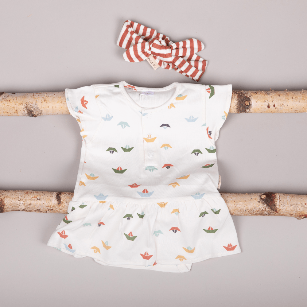 Little Baby Pocket - Buntes Wellenmädchen Set