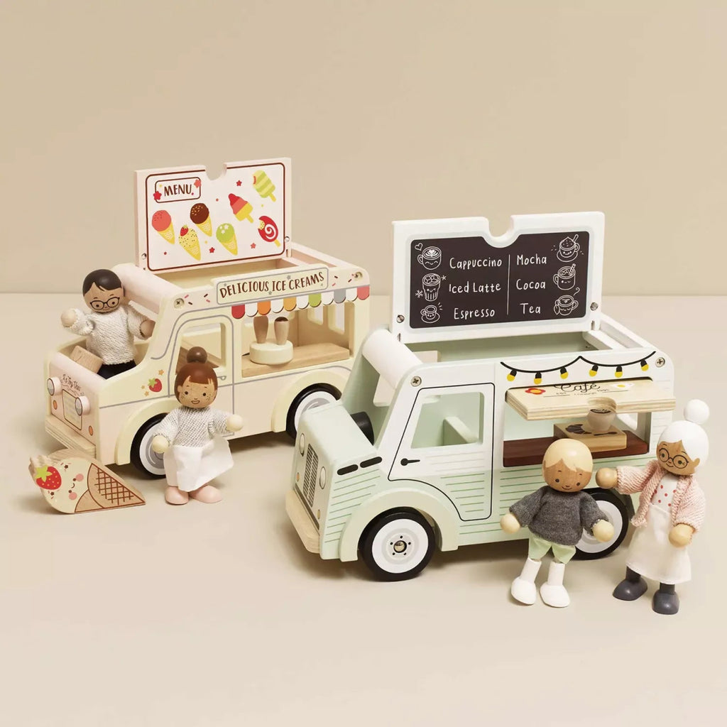 Cafè Van aus Holz – Vintage - Spielauto von Le Toy Van - Little Baby Pocket