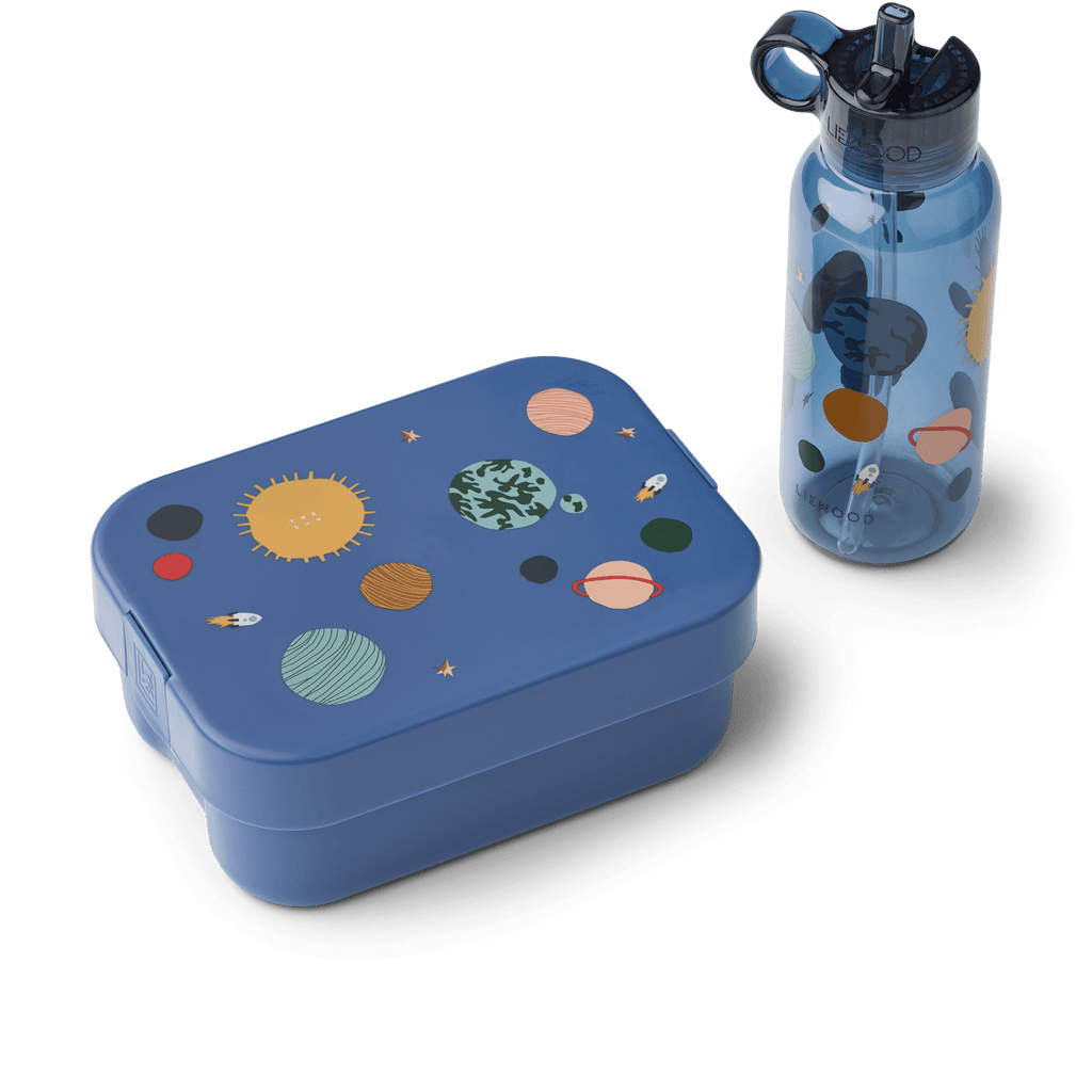 Liewood - CHELSEY Lunchbox - Set Universe / Classic navy
