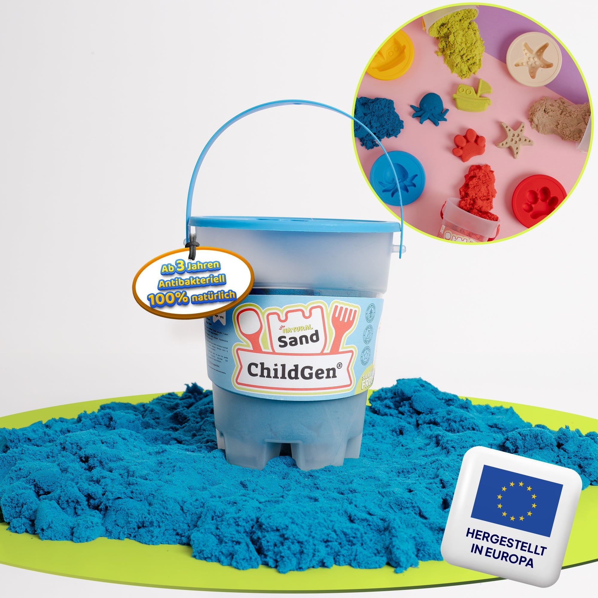 magic sand aufbewahren ChildGen Magischer Sand 500g – Natürlich & Sicher – Little Baby Pocket