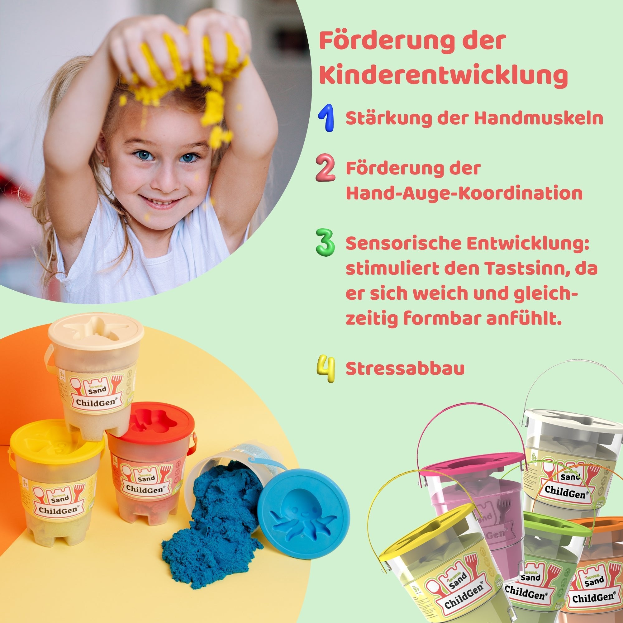 magic sand aufbewahren ChildGen Magischer Sand 500g – Natürlich & Sicher – Little Baby Pocket