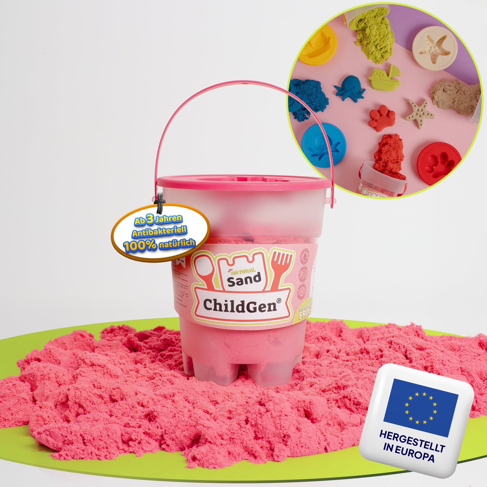 ChildGen Magischer Sand 500g – Natürlich & Sicher – Little Baby Pocket