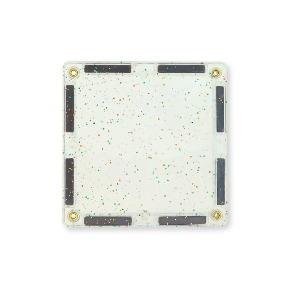 Cleverclixx - Cleverclixx Glitter Tiles Pack Transparent/Rosa – 16 teile