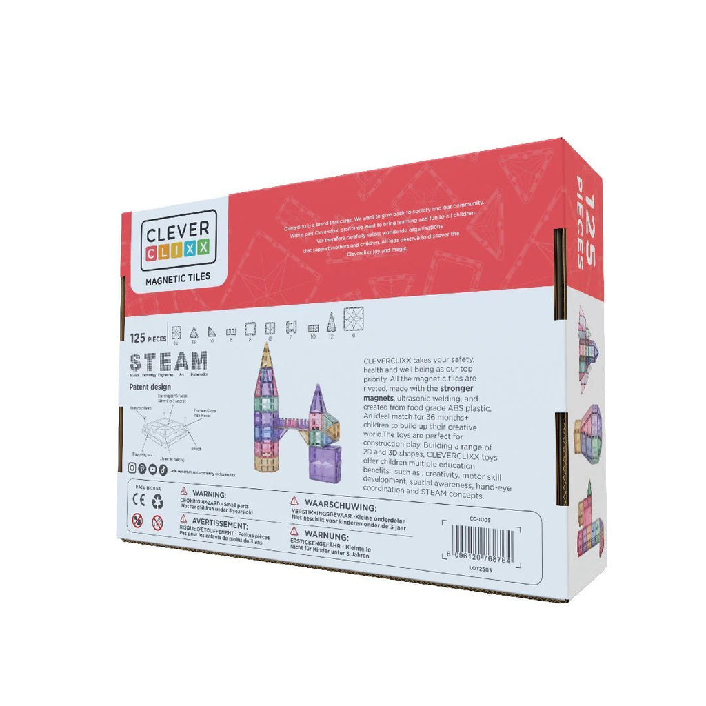 Cleverclixx Large Creative Pack Pastel | 125 Teile - Little Baby Pocket