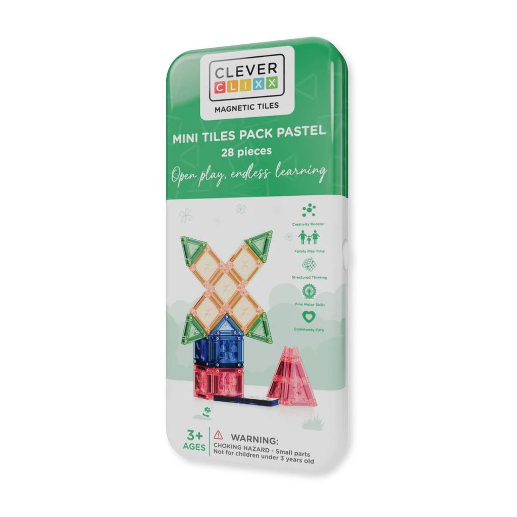 Cleverclixx - Cleverclixx Mini Tiles Pack Pastellfarben – 28 teile