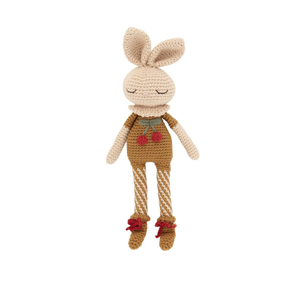 Crochet Britney Bunny Cherry Blossom Ecru - Little Baby Pocket