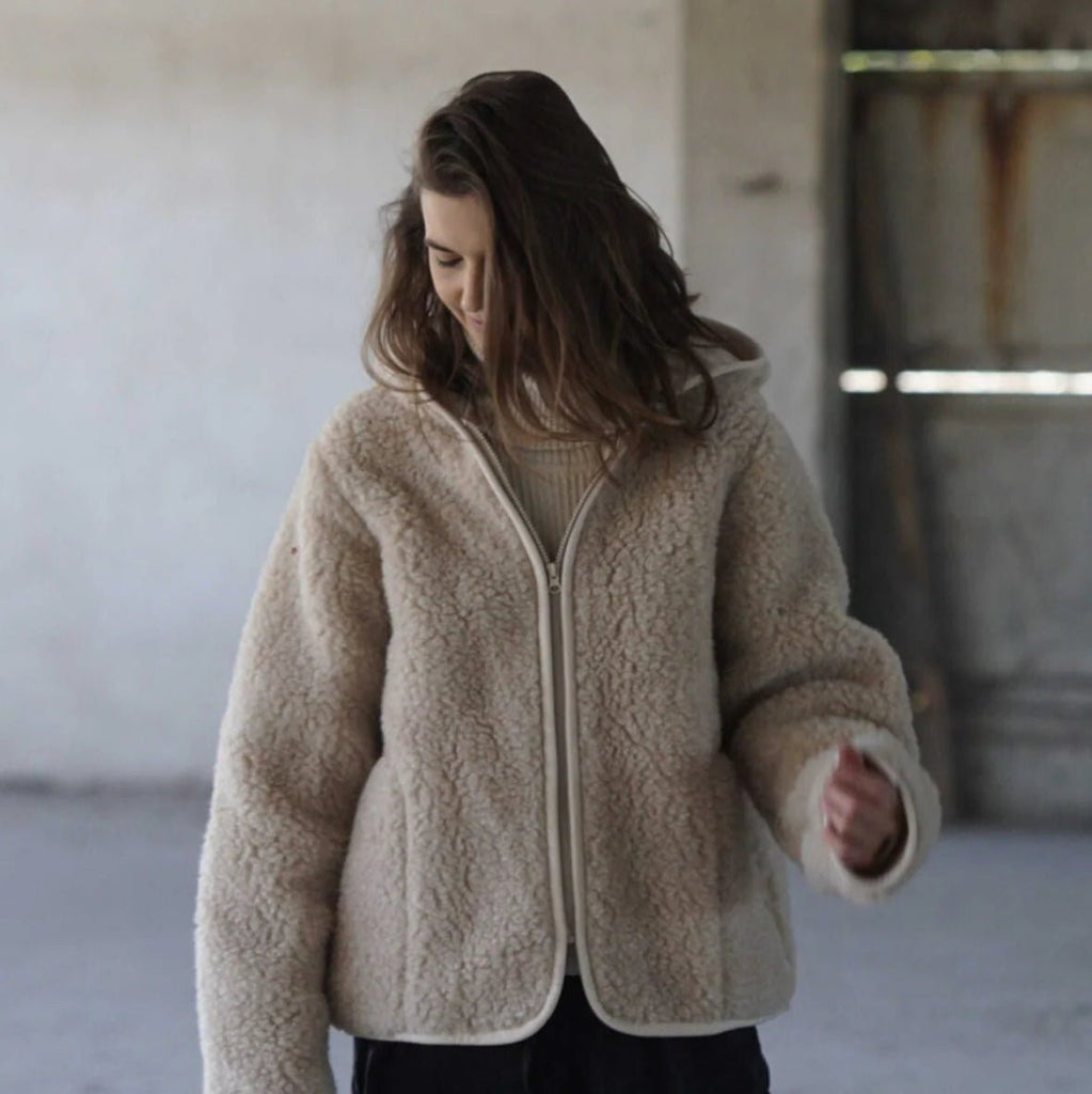 A Basic Brand - Damen Woll Jacke