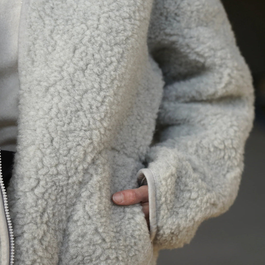 A Basic Brand - Damen Woll Jacke