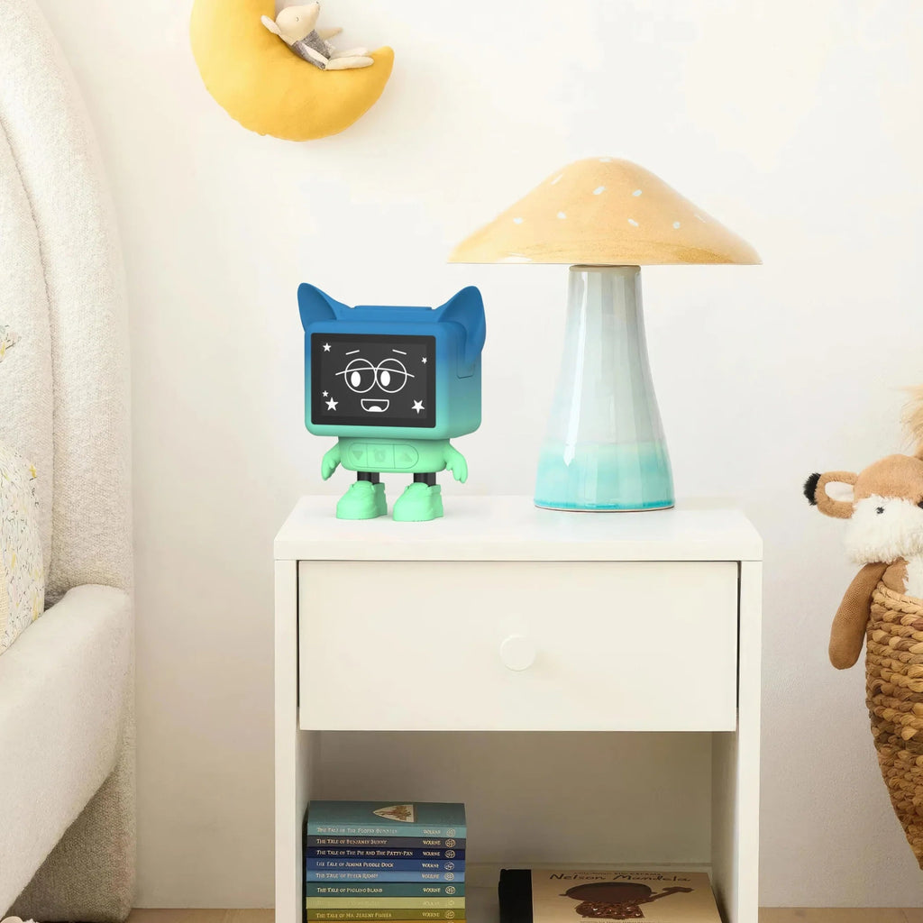 MOB - "Dancing Clock" Wecker Blue