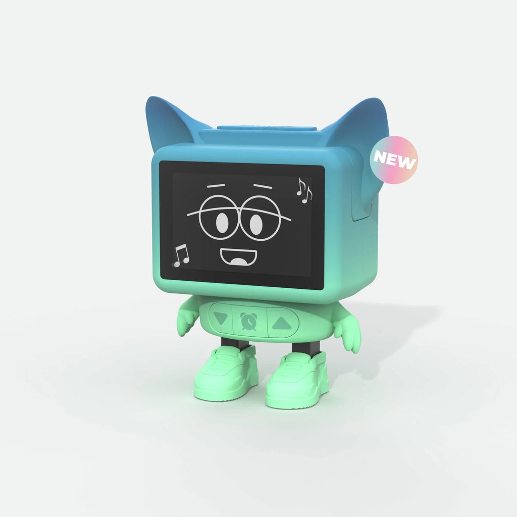 MOB - "Dancing Clock" Wecker Blue