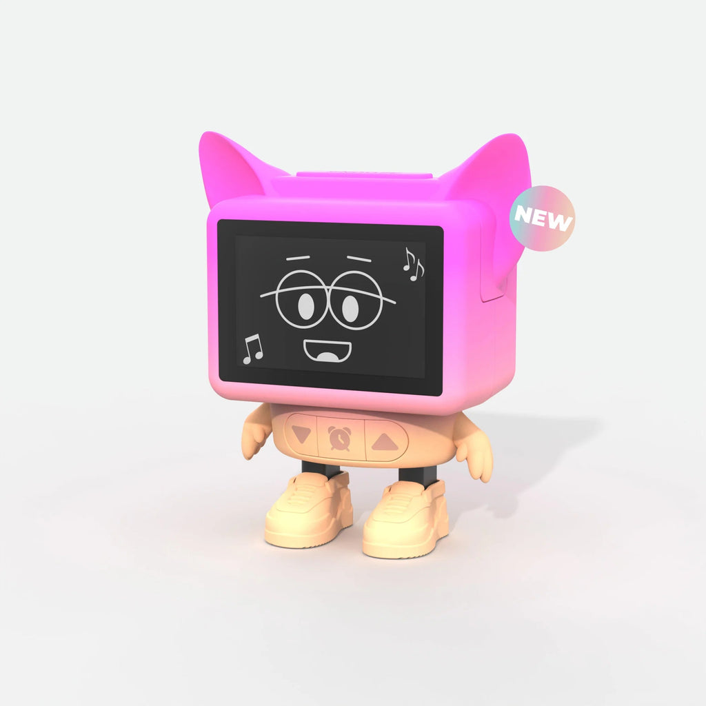 MOB - "Dancing Clock" Wecker Pink