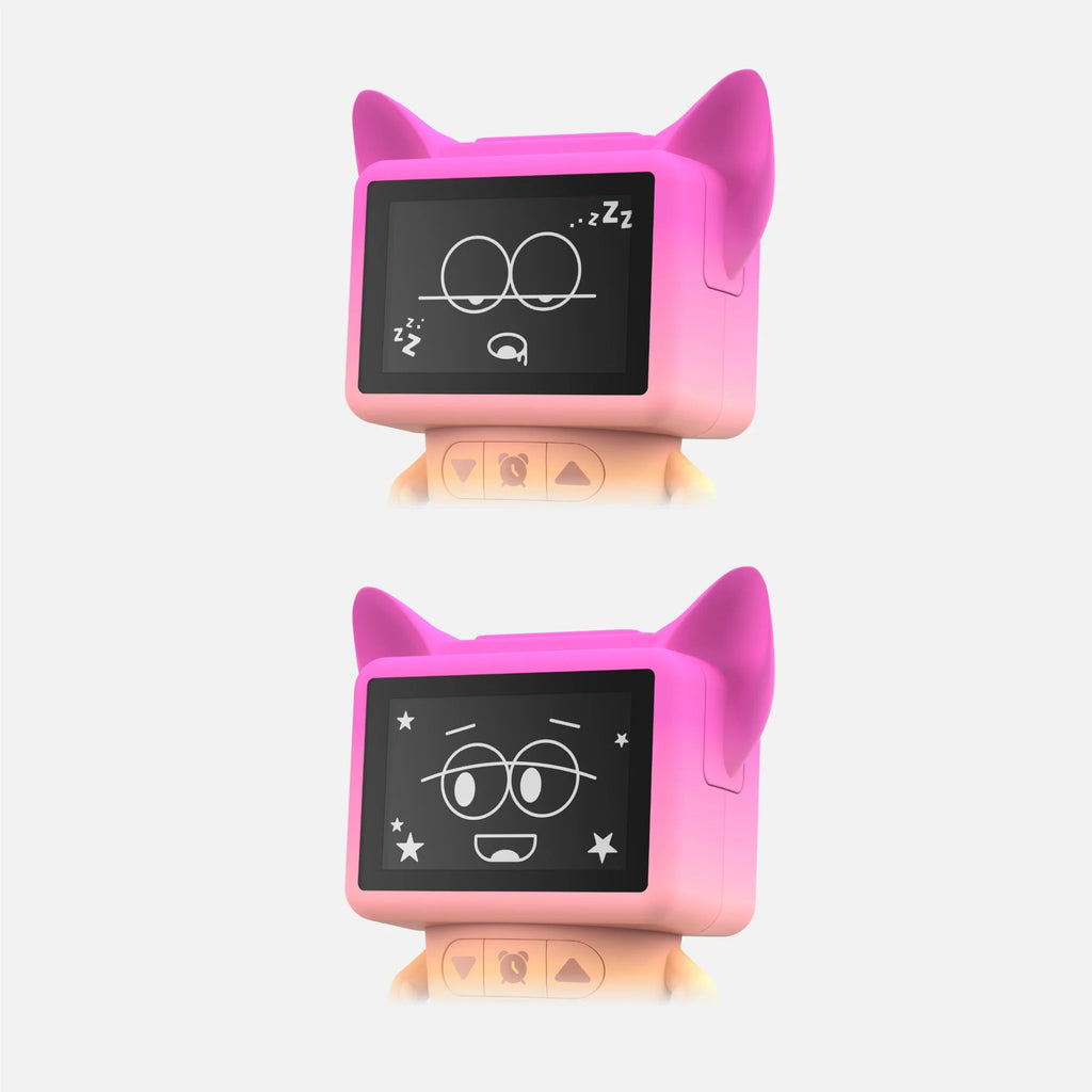 MOB - "Dancing Clock" Wecker Pink