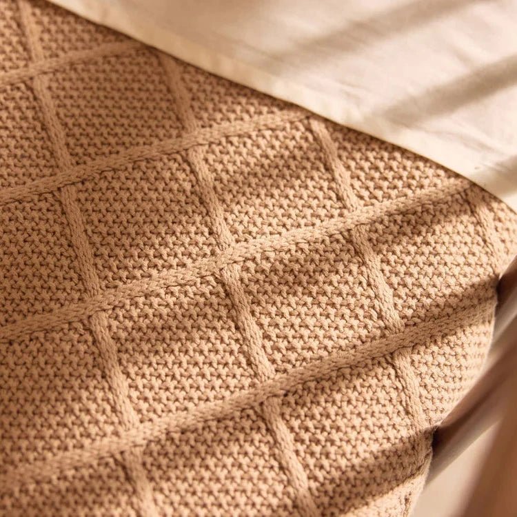 Decke Wiege "Check Knit" - Little Baby Pocket