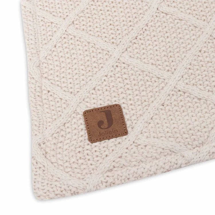 Decke Wiege "Check Knit" Fleece - Little Baby Pocket